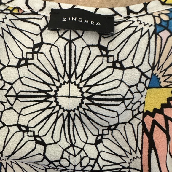 Zingara Wrap Dress size large - Picture 9 of 9